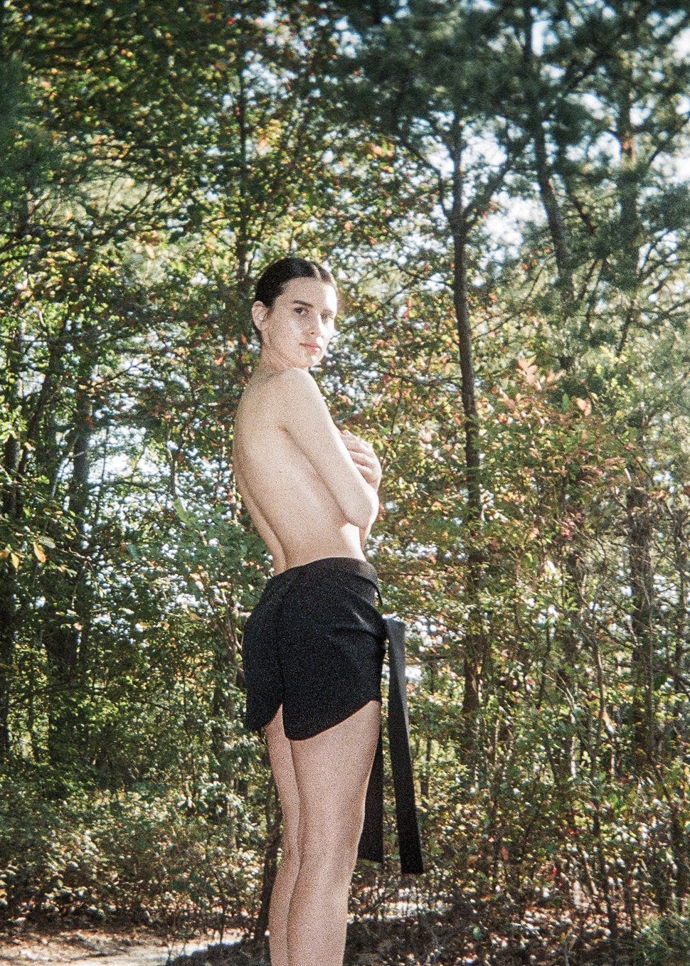 Blazer Wrap Mini Skirt