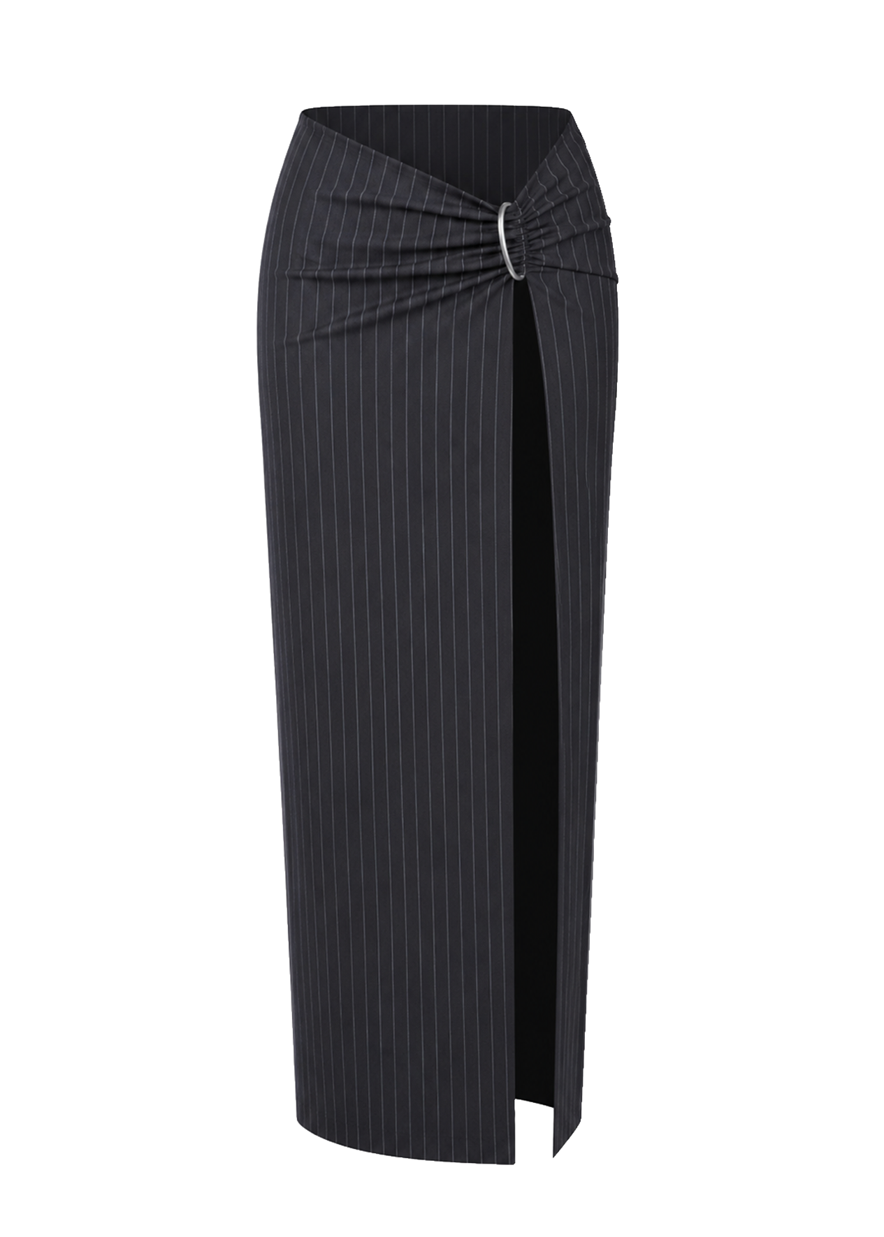 High-Slit Carabiner Skirt