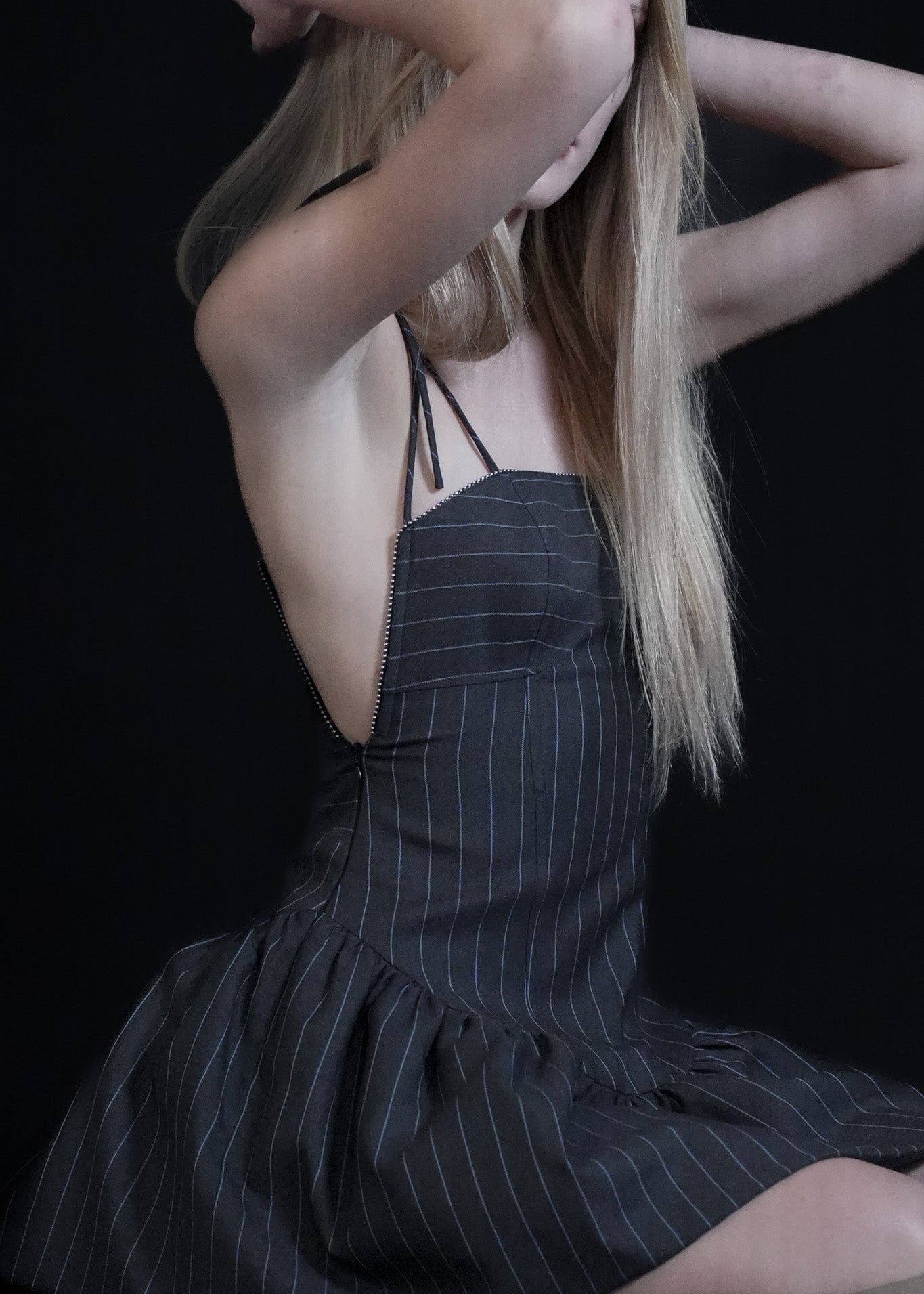 Drop-Waist Mini Dress