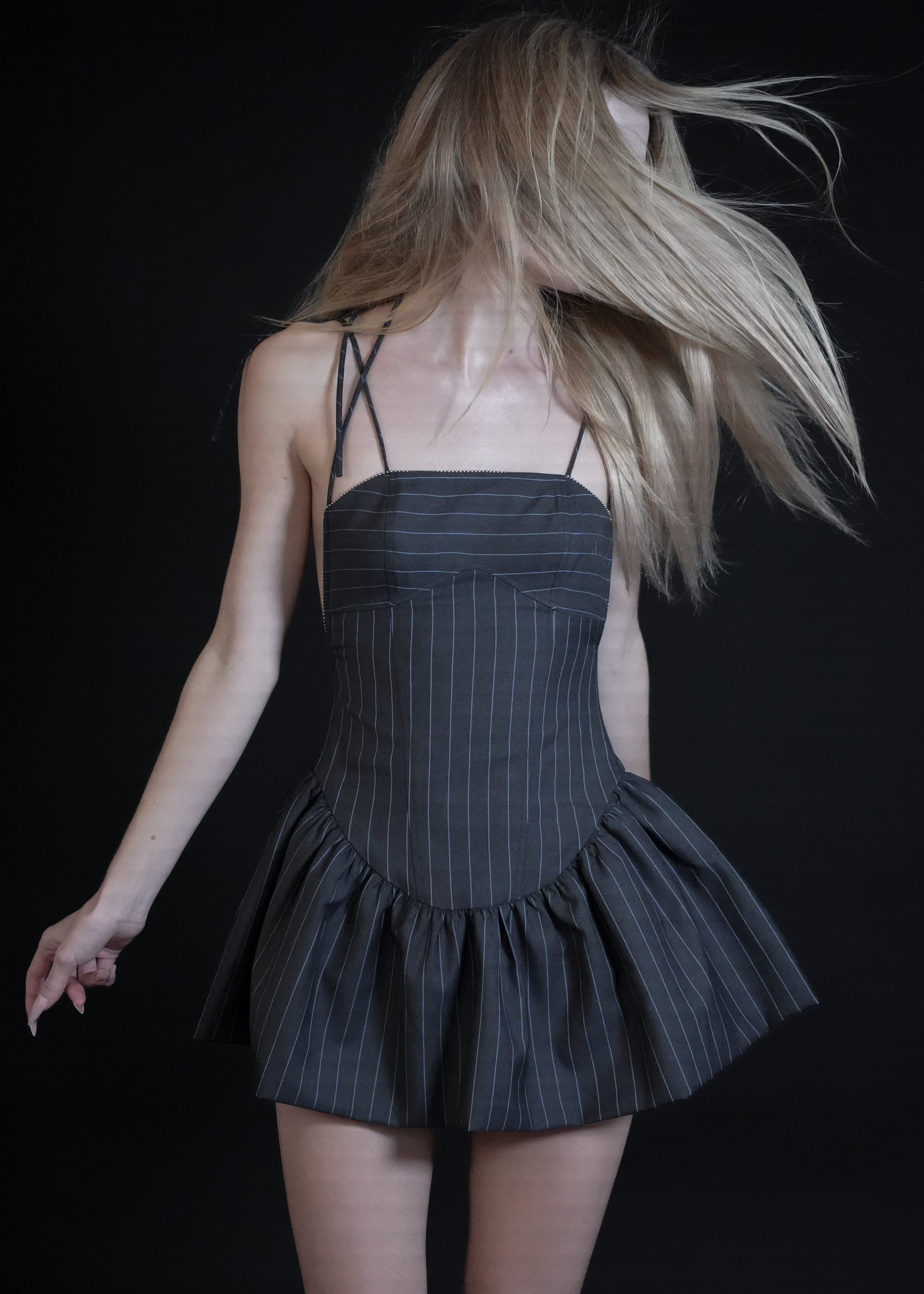 Silver Eyes Mini Dress SALTEYE STUDIO Silver Eyes Mini Dress SALTEYE STUDIO