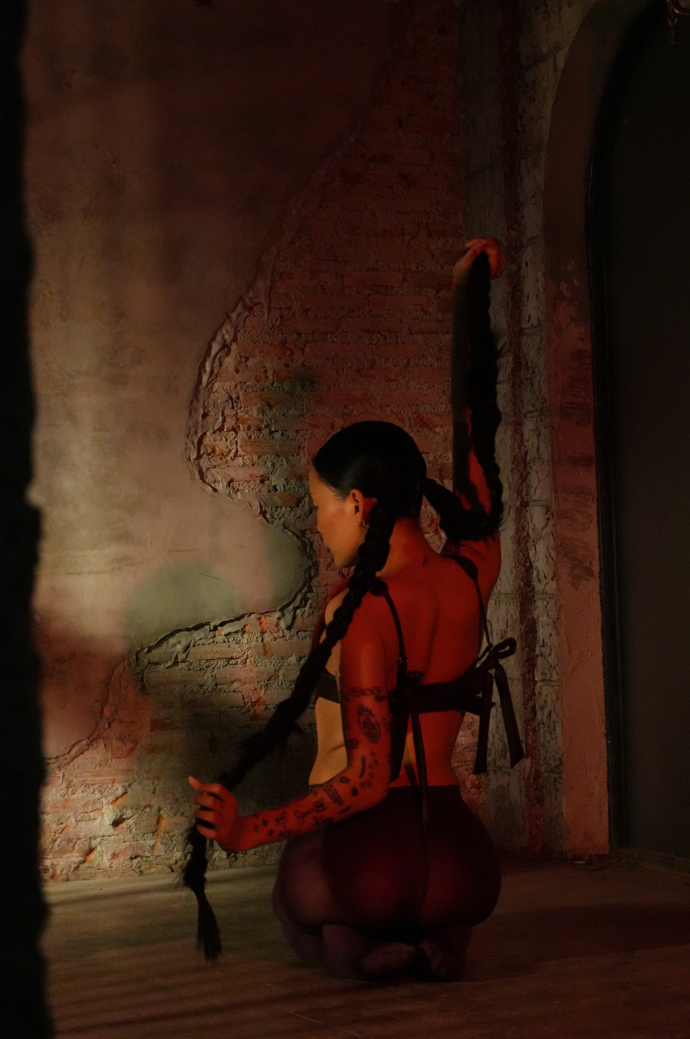 Deadstock Leather Bra