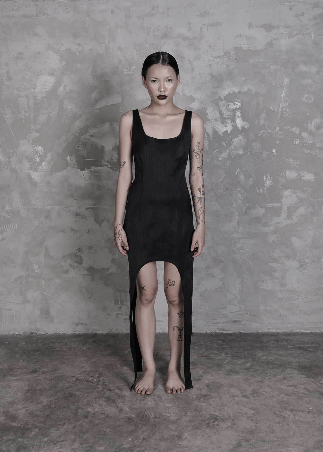 Silver Eyes Mini Dress