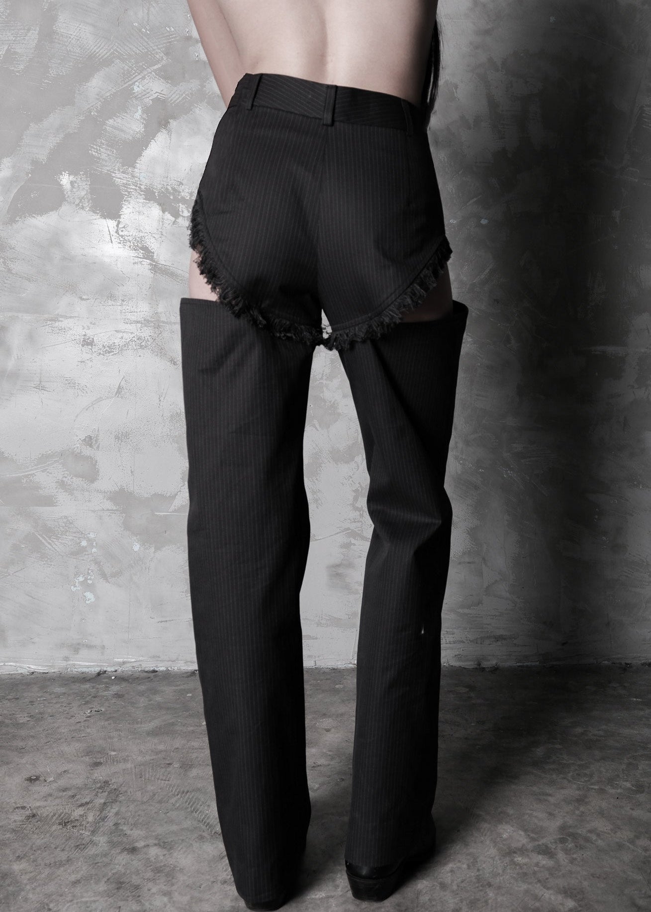 Hand-Frayed Hot Pants