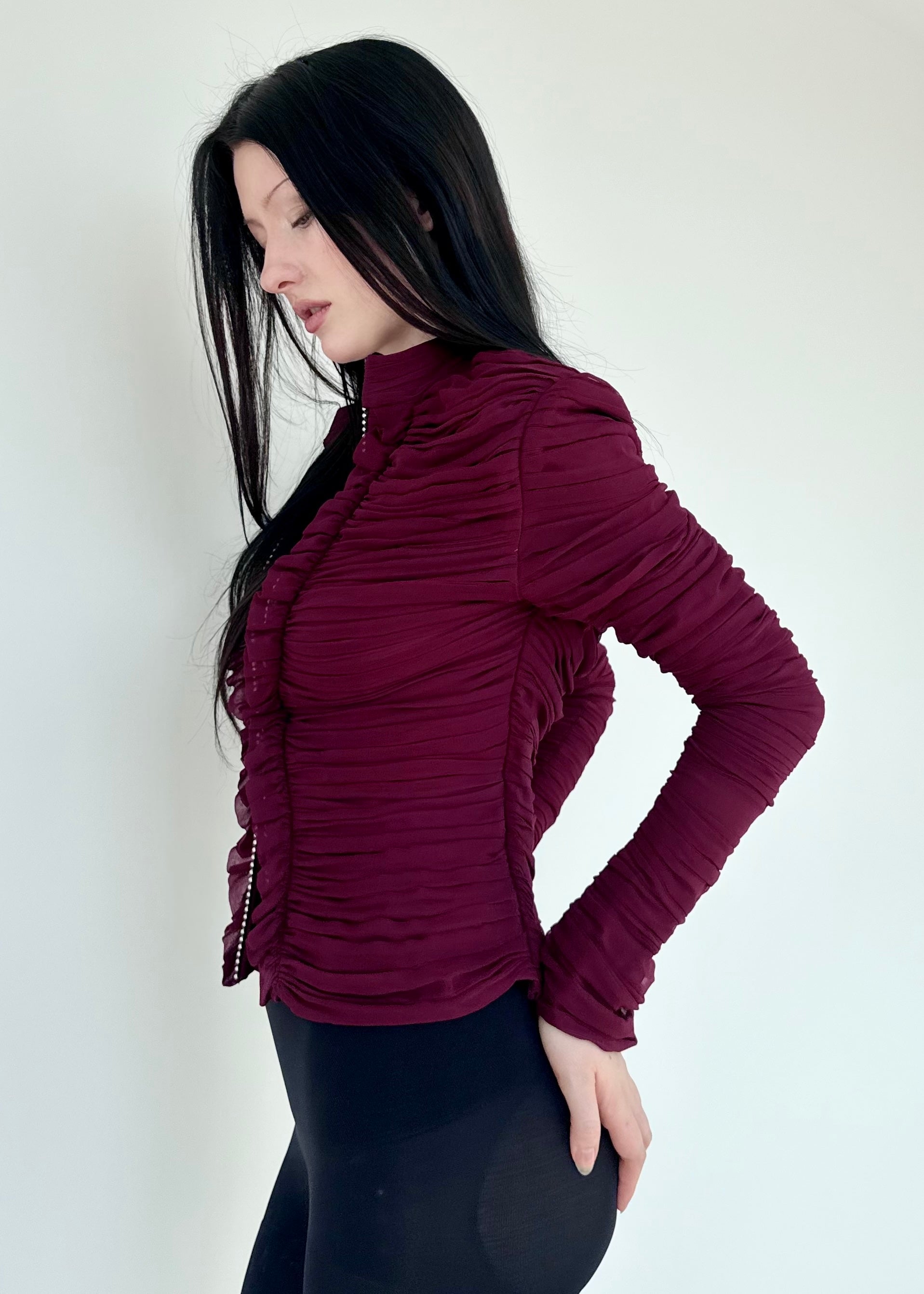 Victorian Ruching Top