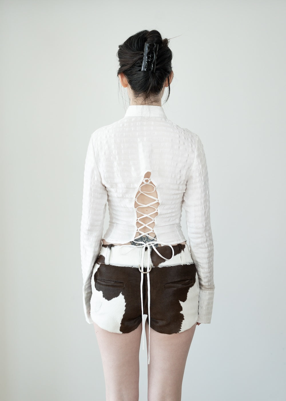Cow Hide Casting Shorts