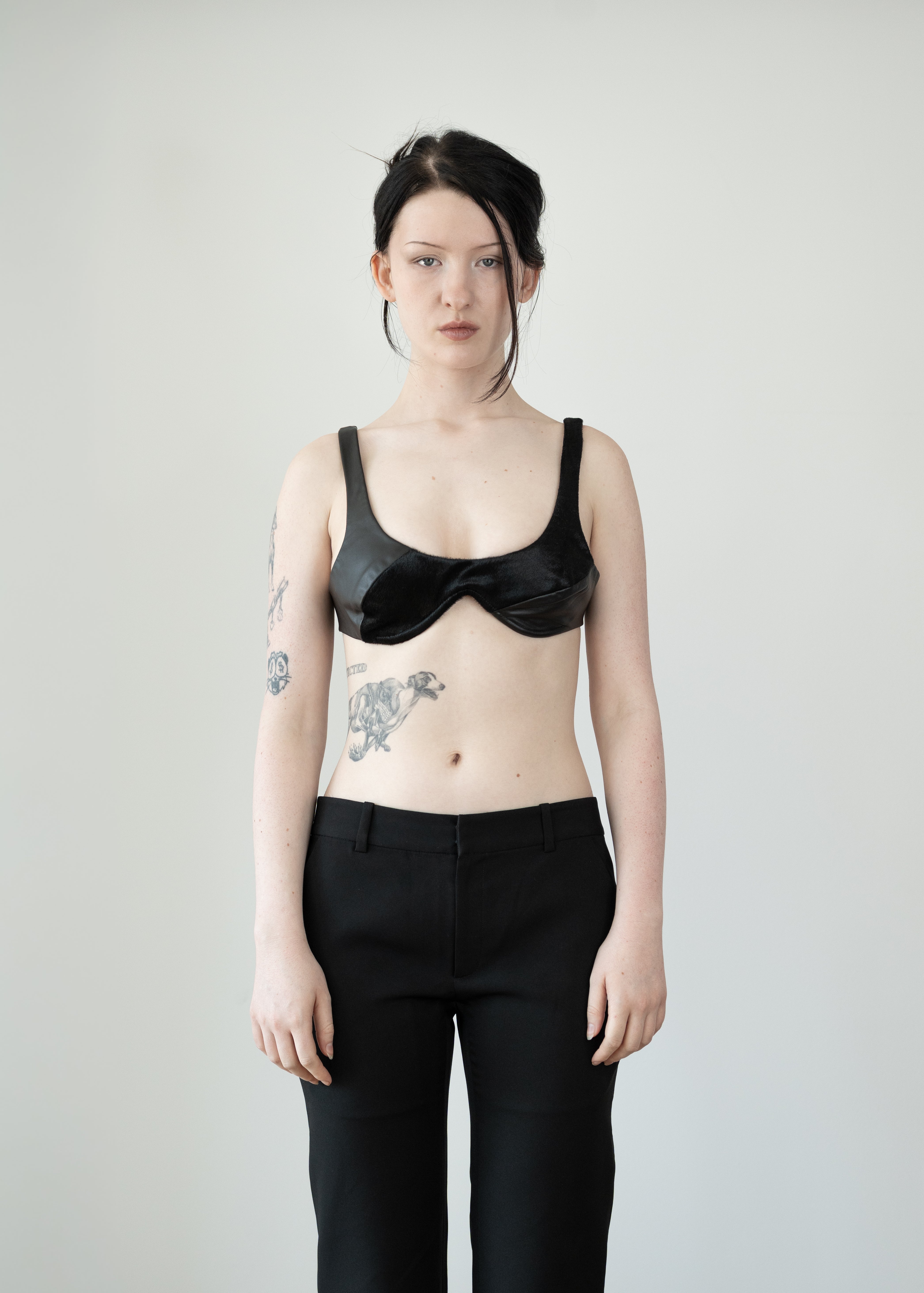 Deadstock Leather Bra