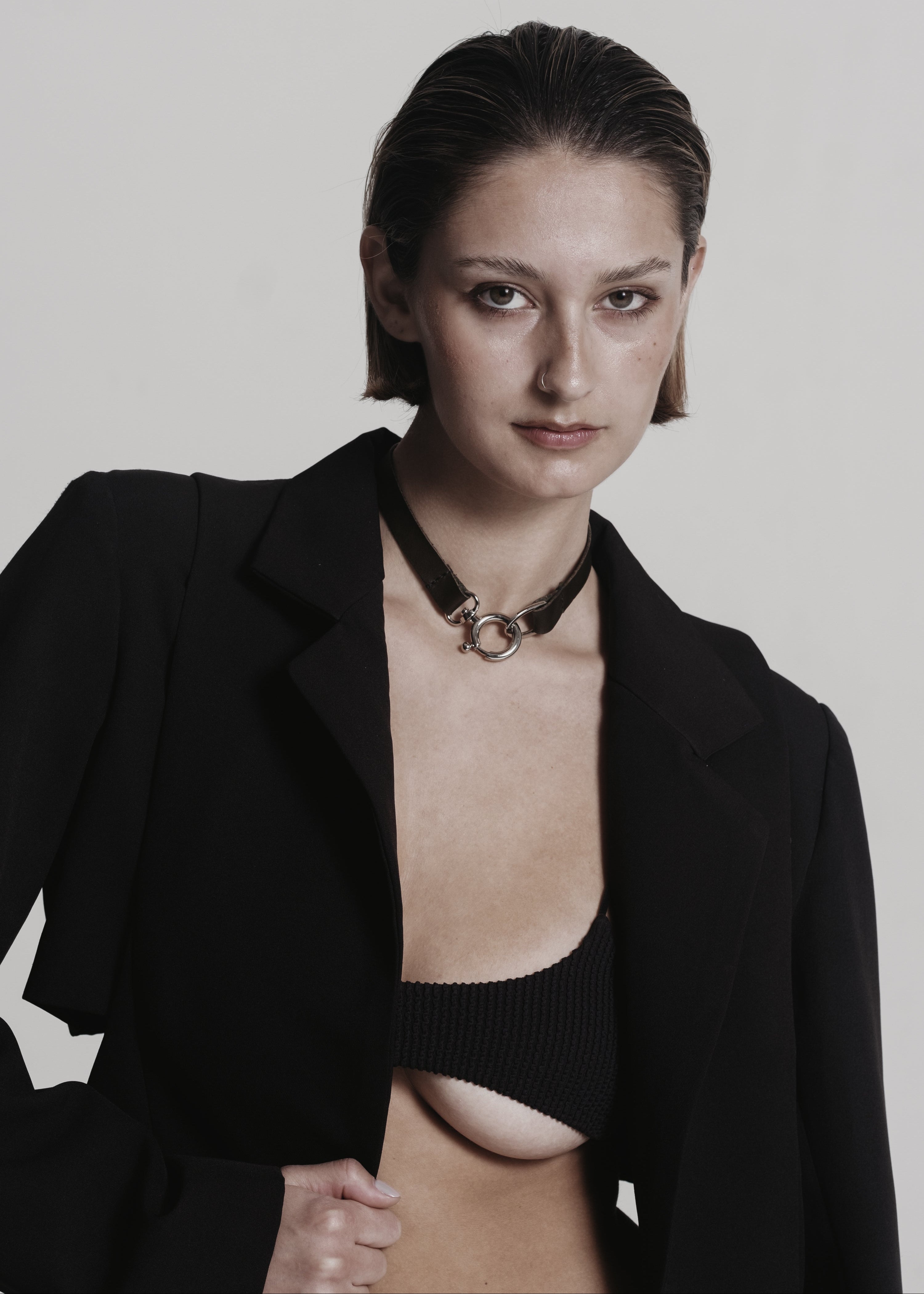 Asymmetrical Bi-Layered Blazer