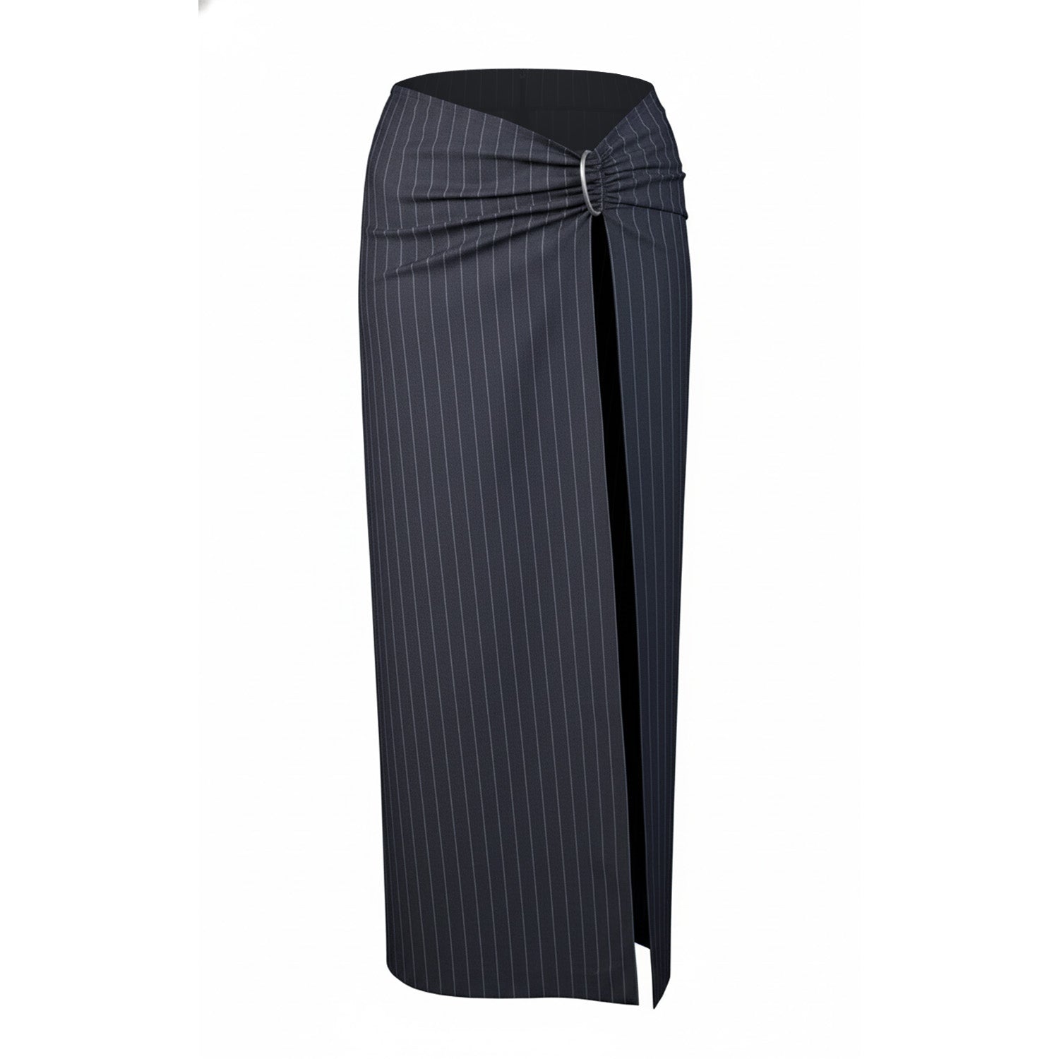 High-Slit Carabiner Skirt