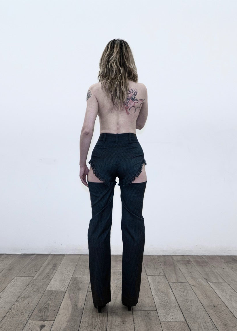 Hand-Frayed Hot Pants